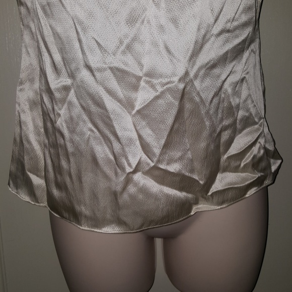 Kenneth Cole New York Vanilla Silk Blouse Sz 4P - Picture 3 of 8